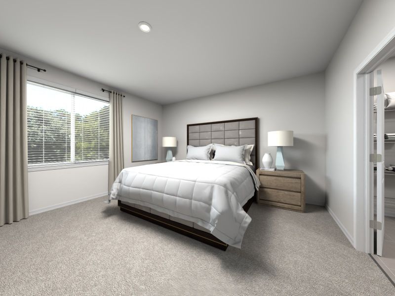 Furnished interior in a model home at Mount Plymouth Greens in Sorrento (Image 15).
