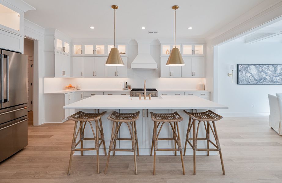 Furnished interior in a model home at Church Creek Reserve in Johns Island (Image 3).