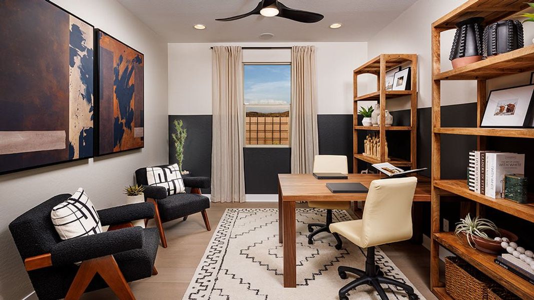 Furnished interior in a model home at Alamar in Avondale (Image 4).