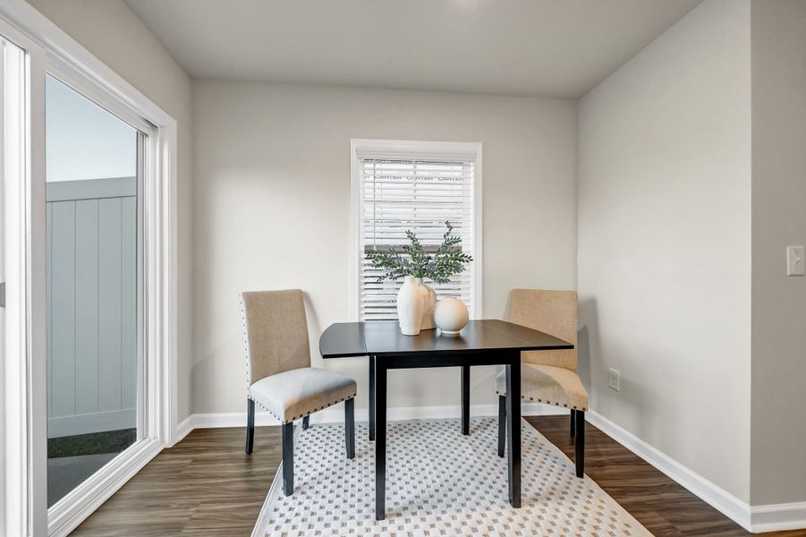 Furnished interior in a model home at Village at Boulware in Lugoff (Image 11).