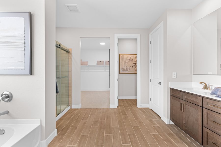 Furnished interior in a model home at Legacy Place in Glendale (Image 28).