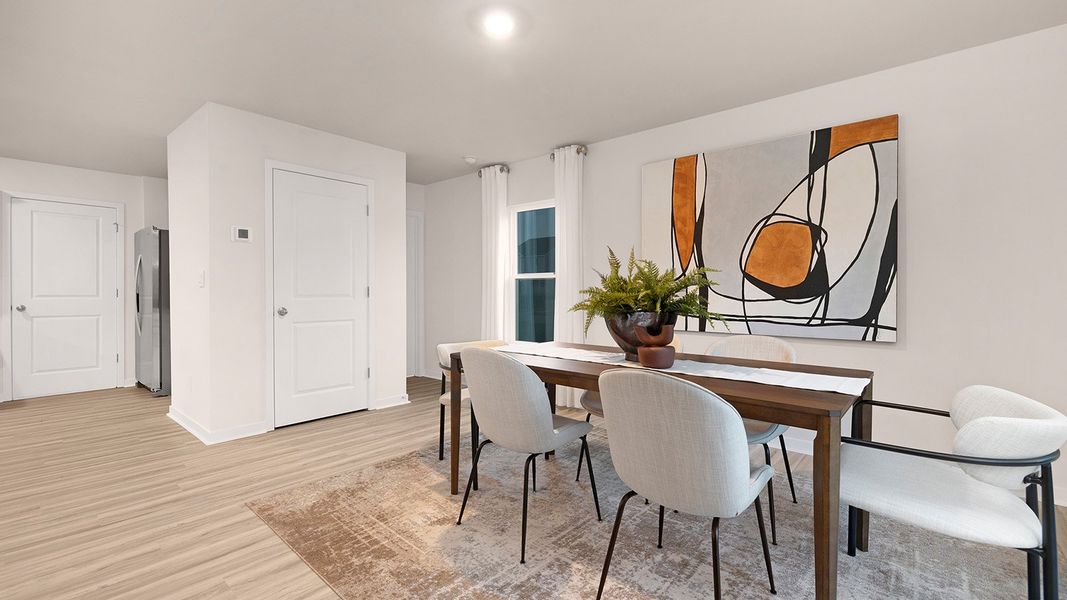 Furnished interior in a model home at Woodhaven at Chester in Chester (Image 7). Furnished interior in a model home at Woodhaven at Chester in Chester (Image 7).