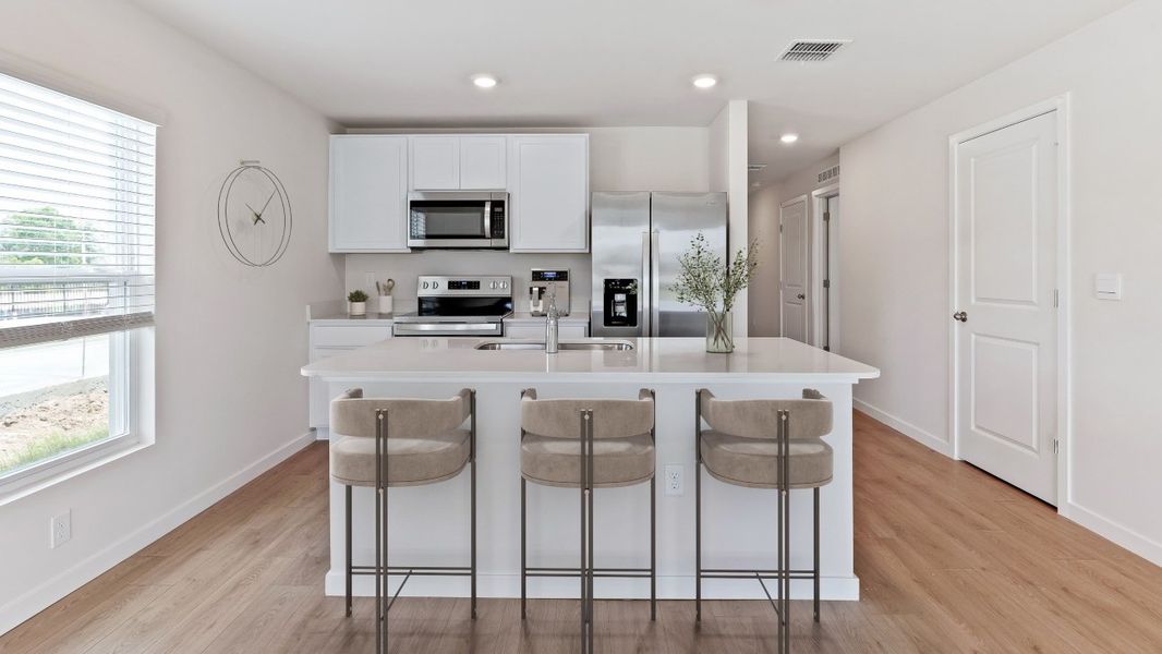 Furnished interior in a model home at Asher Park in Lehigh Acres (Image 46).