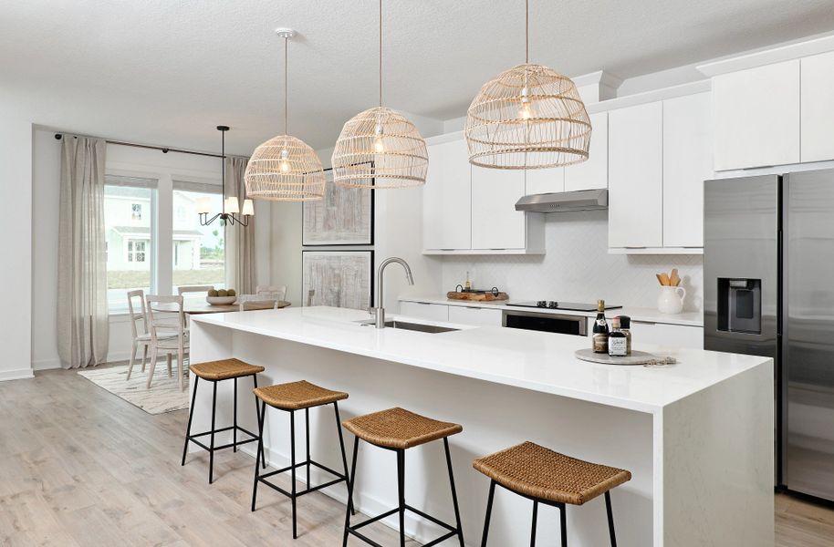 Furnished interior in a model home at Weslyn Park in St. Cloud (Image 5).