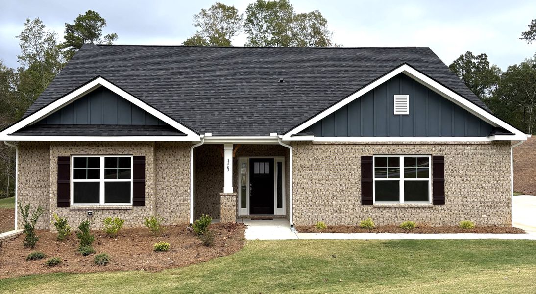 Front exterior of a home in the Tuscany Hills community, located in Douglasville, GA (Image 4).