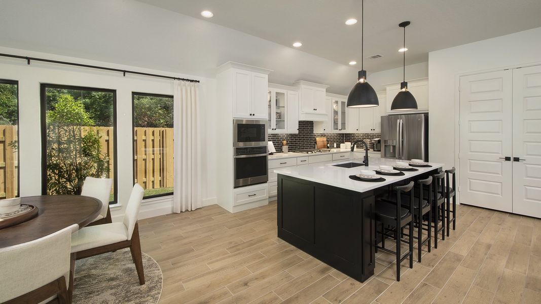 Furnished interior in a model home at Colton 55' in Todd Mission (Image 8). Furnished interior in a model home at Colton 55' in Todd Mission (Image 8).