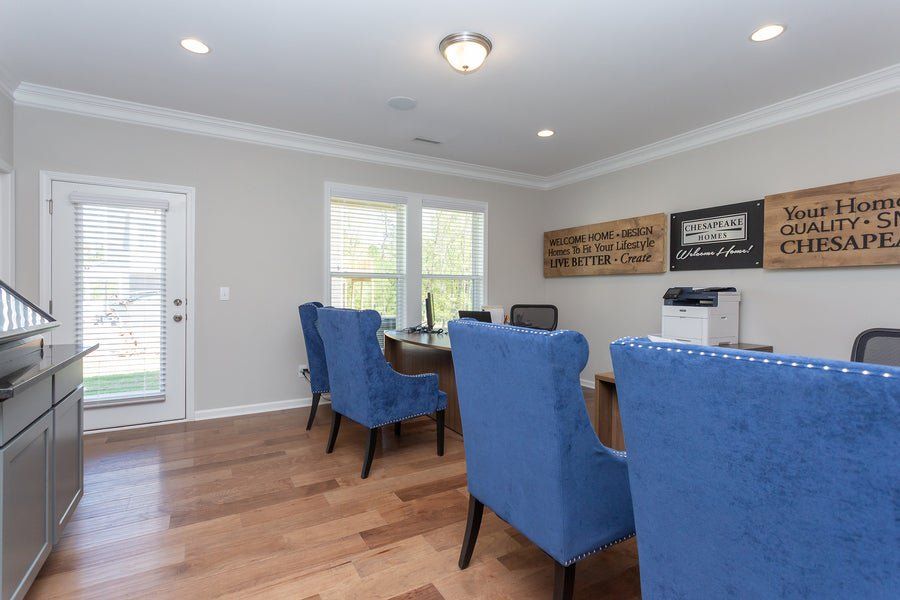 Furnished interior in a model home at Myers Point in Morrisville (Image 7). Furnished interior in a model home at Myers Point in Morrisville (Image 7).