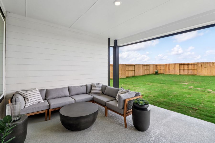 Exterior details of a home in The Residences Collection at Oakberry Trails, Waller (Image 3).