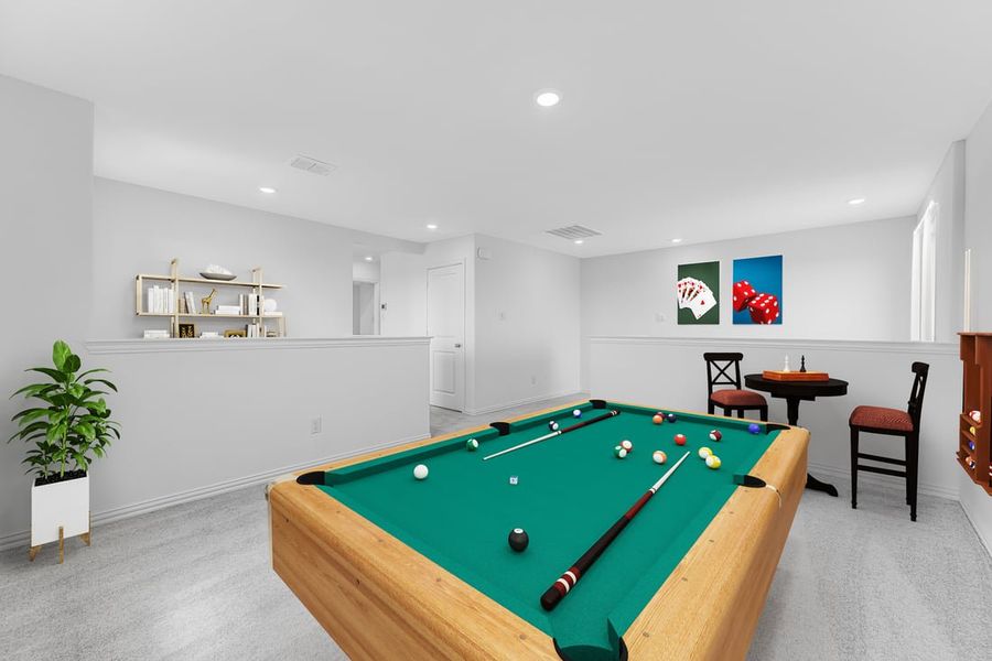 Furnished interior in a model home at Madero 50s in Fort Worth (Image 30).