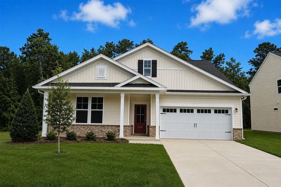 Front exterior of a home in the Orchid Ridge at The Hive community, located in North Augusta, SC (Image 19).