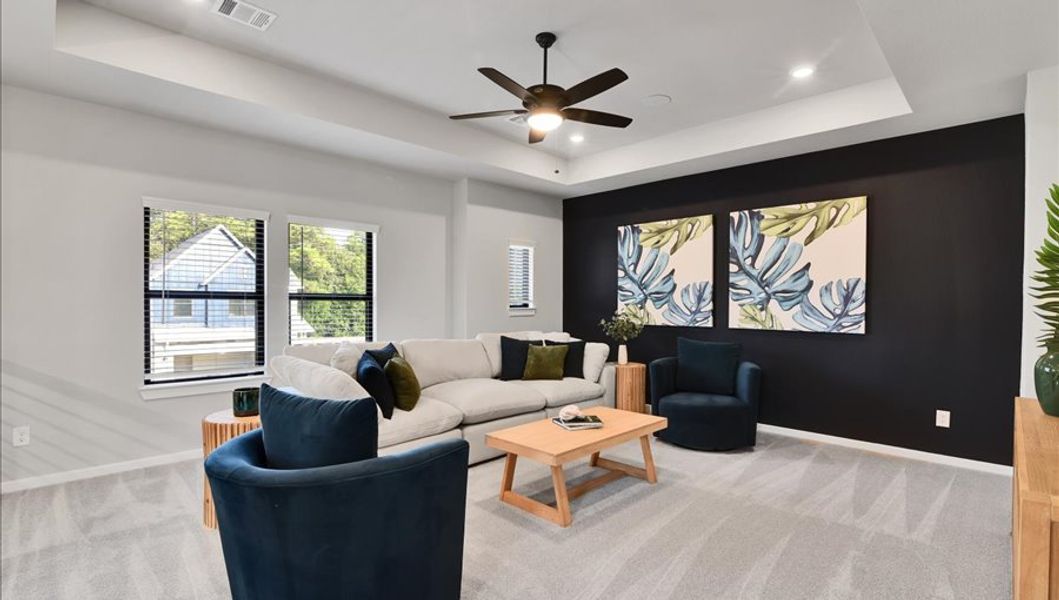 Furnished interior in a model home at Summer Place  35' in Montgomery (Image 64).