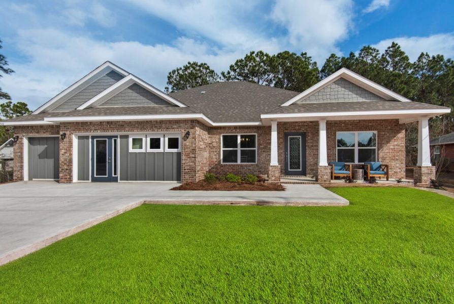 Front exterior of a home in the Navarre community, located in Navarre, FL (Image 3). Front exterior of a home in the Navarre community, located in Navarre, FL (Image 3).