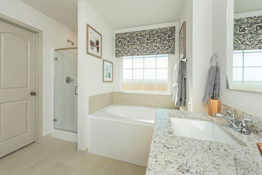 Furnished interior in a model home at Spring Lake in Huntsville (Image 8).