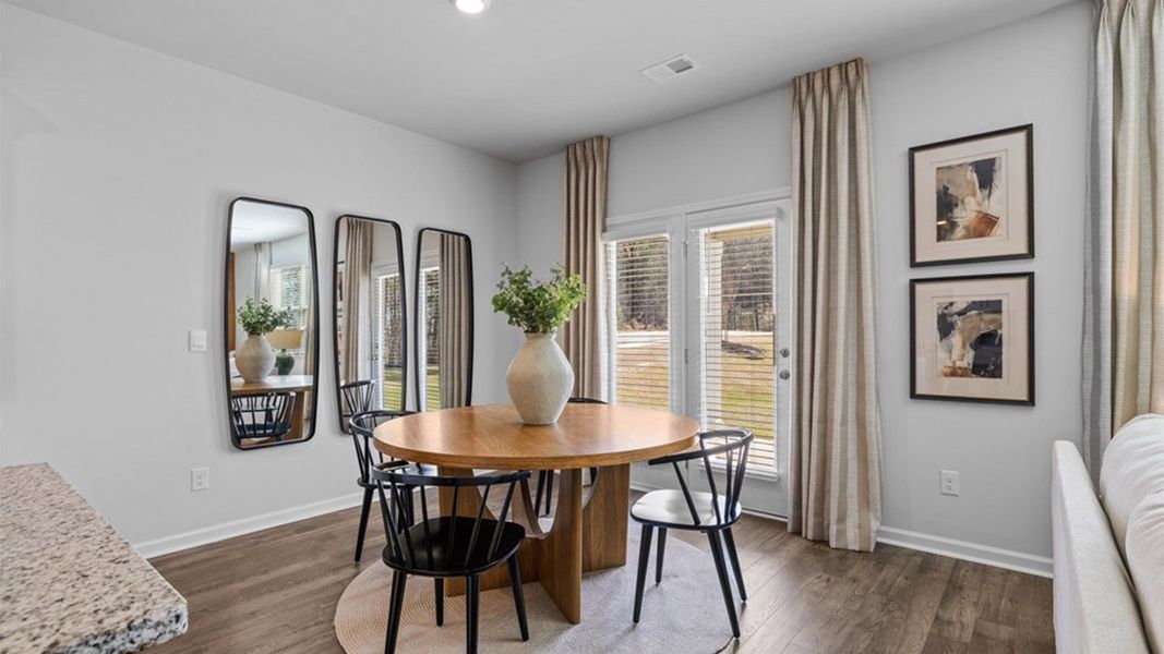 Furnished interior in a model home at Southwind Village in Evans (Image 8). Furnished interior in a model home at Southwind Village in Evans (Image 8).