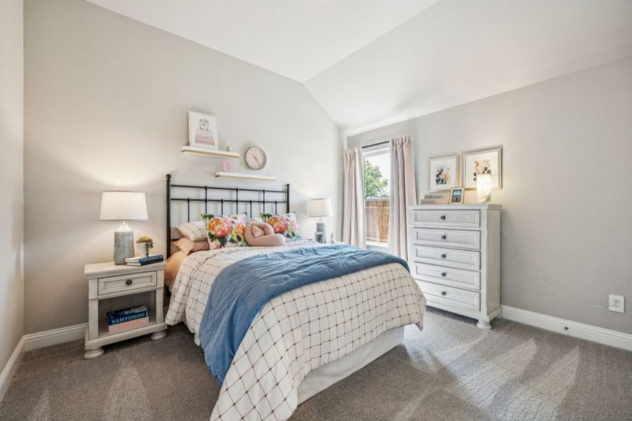 Furnished interior in a model home at Timberbrook in Justin (Image 37).