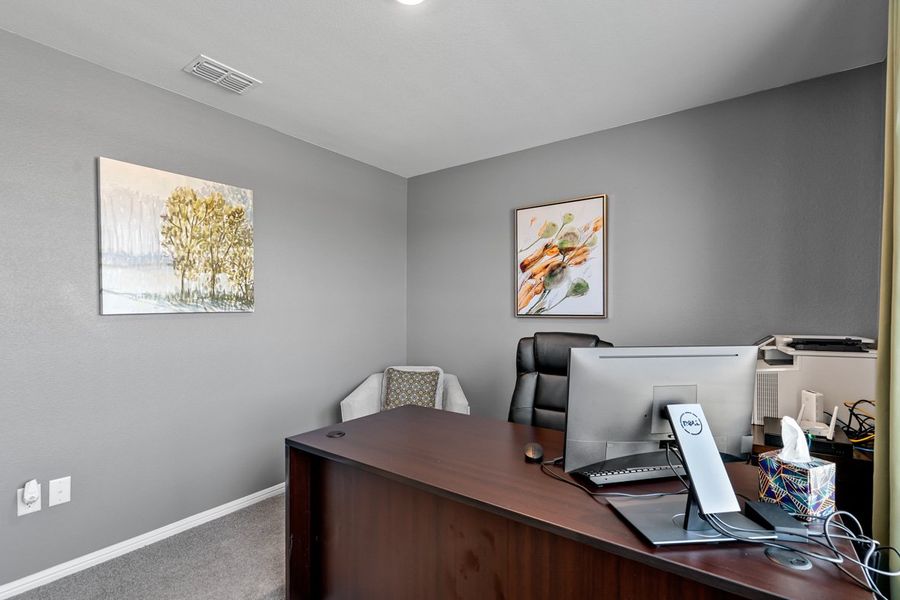 Furnished interior in a model home at Faculty Row in Abilene (Image 27).
