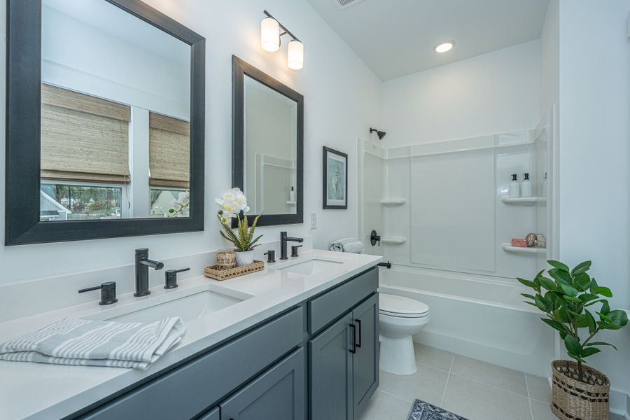 Furnished interior in a model home at Timothy Lakes in Ridgeville (Image 38).