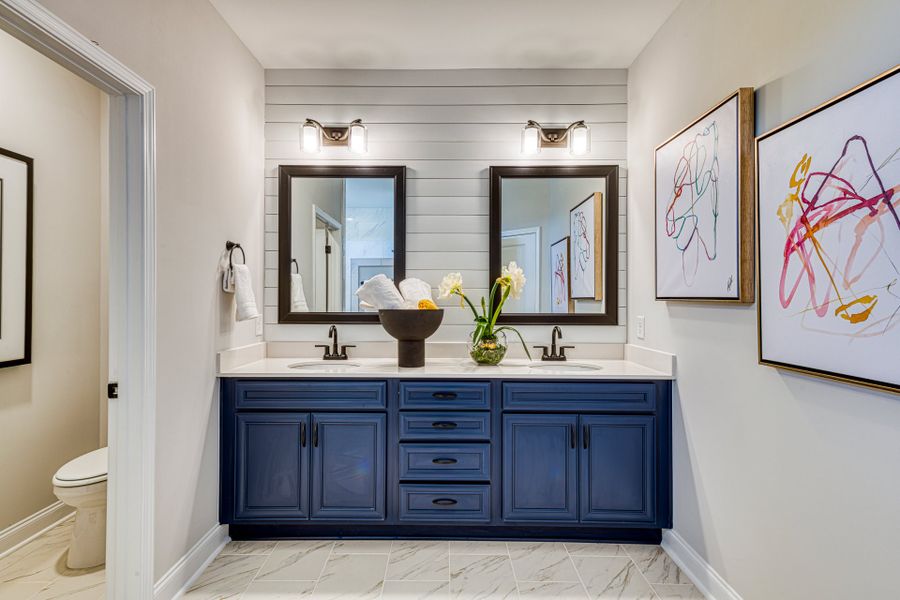 Furnished interior in a model home at The Cottages at 78 North in Sanford (Image 15).