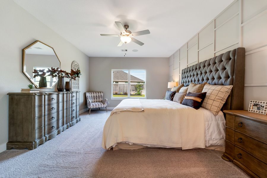 Furnished interior in a model home at Glen Oaks in Magnolia (Image 27). Furnished interior in a model home at Glen Oaks in Magnolia (Image 27).