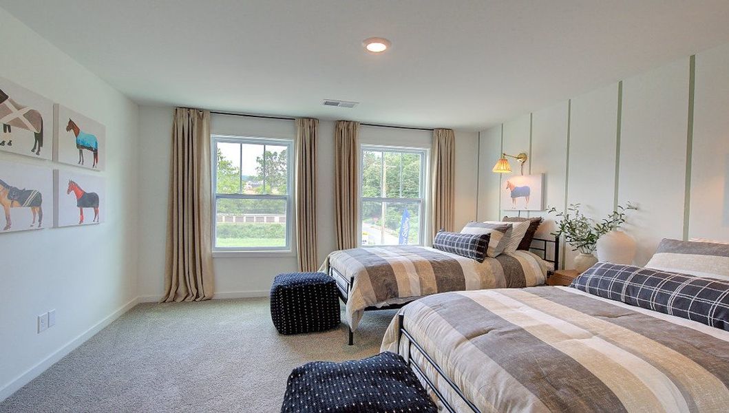 Furnished interior in a model home at Pleasant Grove in Weaverville (Image 27).