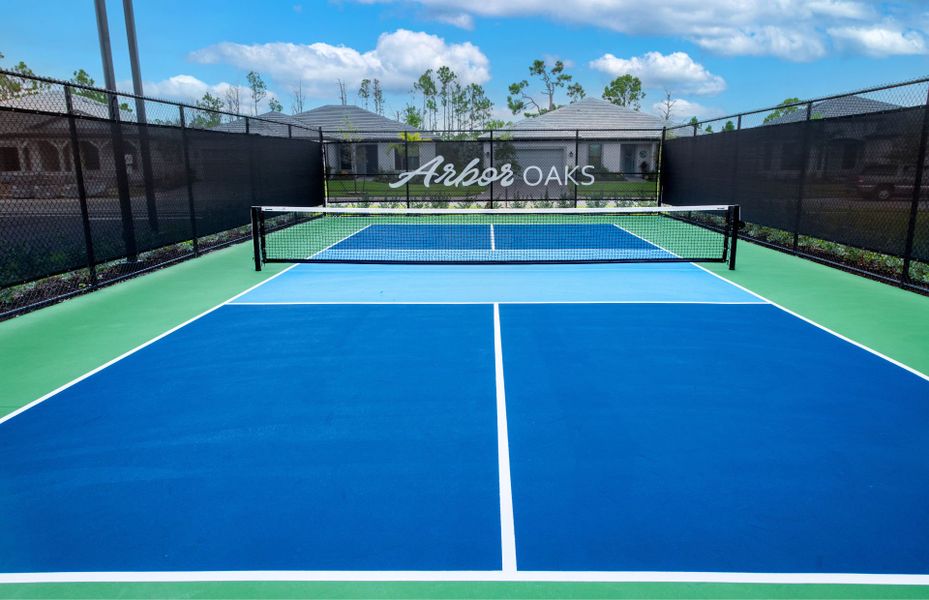 Enjoy Access to Sports Courts Nearby Your New Home in Arbor Oaks