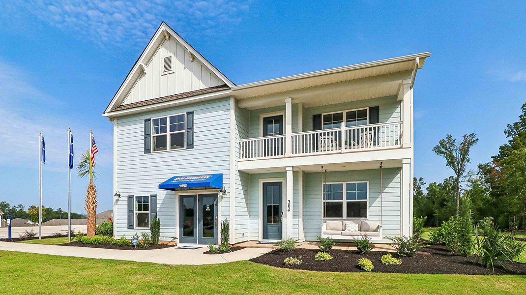 Front exterior of a home in the Shell Pointe community, located in Gilbert, SC (Image 3).