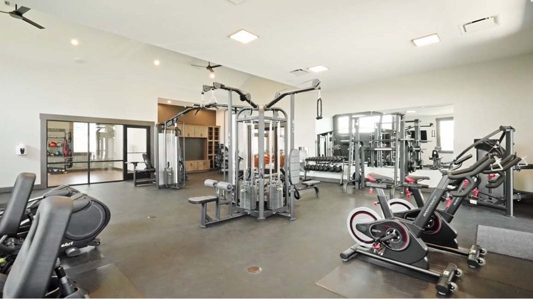 Furnished interior in a model home at Townes at Tap Root Farms in Fletcher (Image 29).