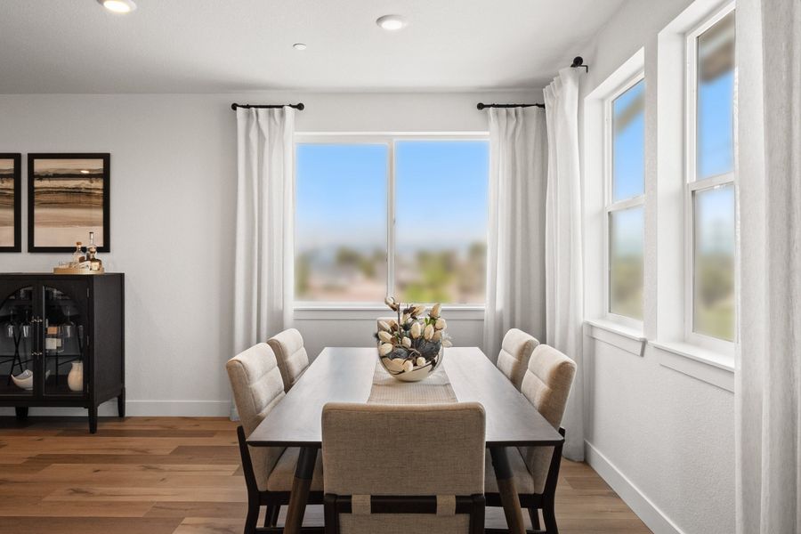 Furnished interior in a model home at Berkeley Villas in Denver (Image 21). Furnished interior in a model home at Berkeley Villas in Denver (Image 21).