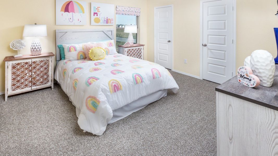 Applewhite Meadows Model Home Secondary Bedroom