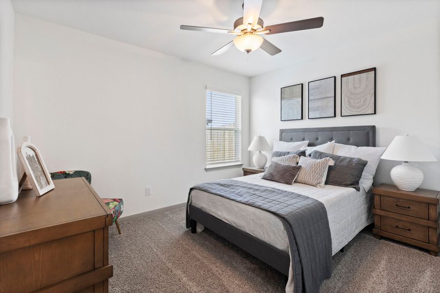 Furnished interior in a model home at Levy Crossing in Killeen (Image 17).