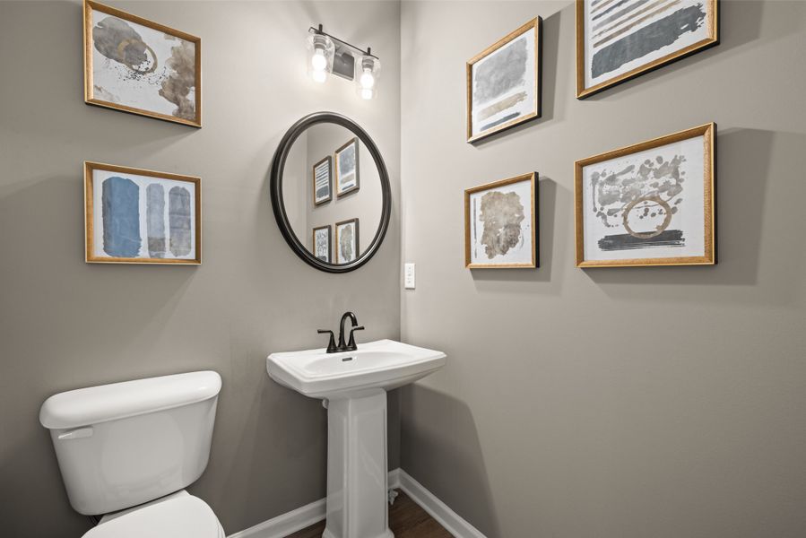 Furnished interior in a model home at Crescent Towns in Riverdale (Image 6). Furnished interior in a model home at Crescent Towns in Riverdale (Image 6).