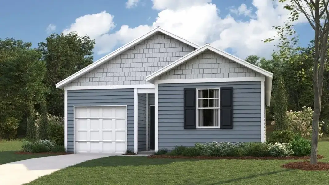 Front exterior of a home in the Morgan Farms community, located in Ooltewah, TN (Image 9).