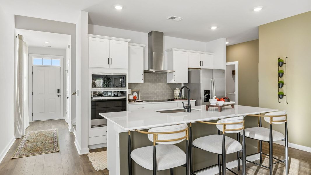 Furnished interior in a model home at Reserve at Hickory Ridge in Columbia (Image 84).