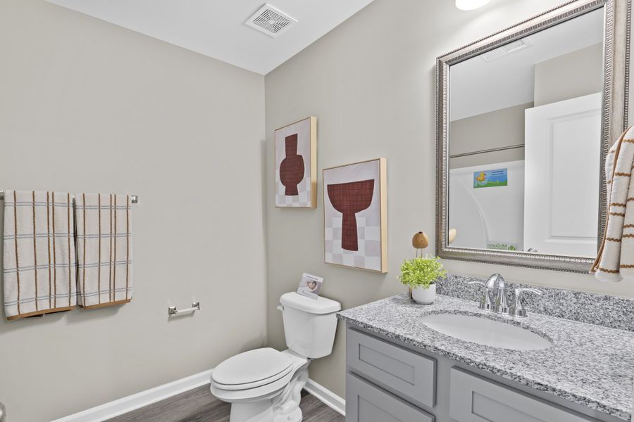 Furnished interior in a model home at Crystal Downs in Sumter (Image 27).