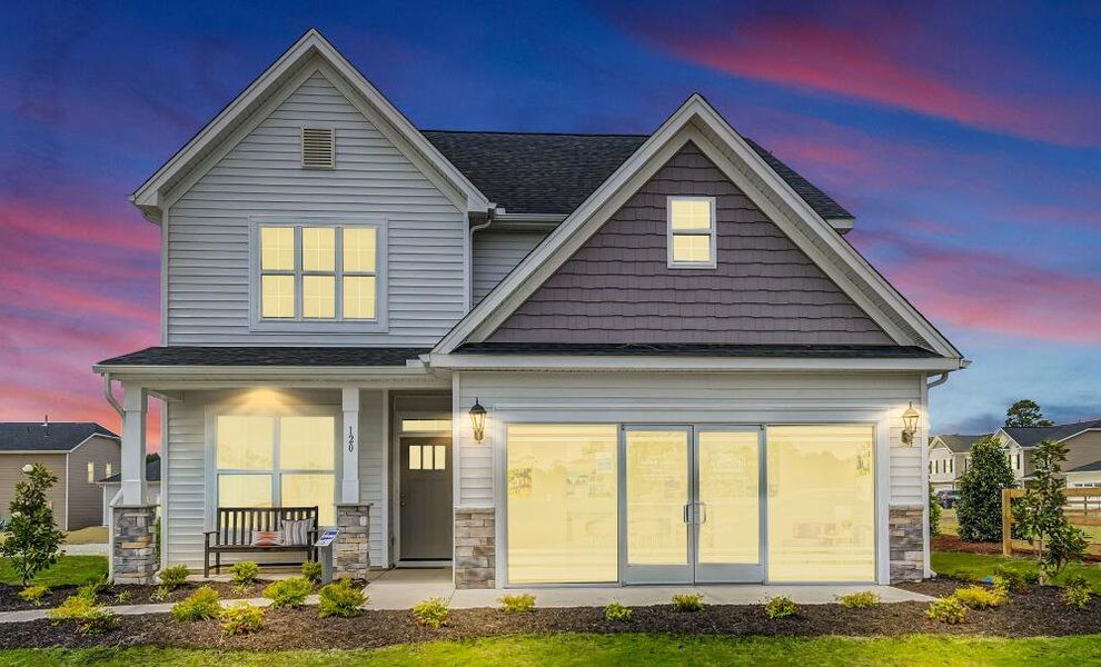 Front exterior of a home in the Highland Bluff community, located in Aiken, SC (Image 8).