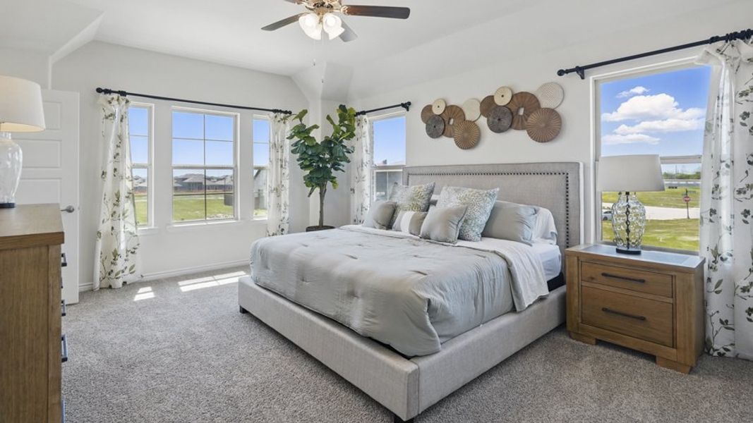 Furnished interior in a model home at Liberty Crossing in Royse City (Image 42).
