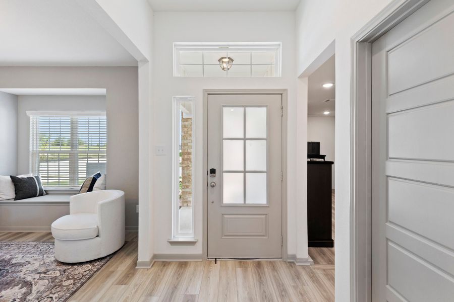 Furnished interior in a model home at Levy Crossing in Killeen (Image 5).