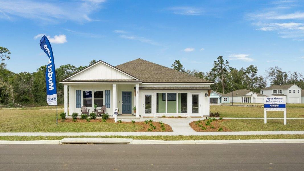 Front exterior of a home in the Misting Springs community, located in Crawfordville, FL (Image 2).