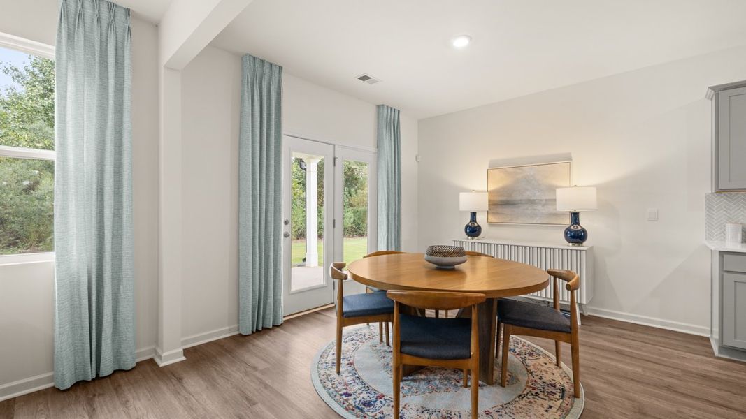 Furnished interior in a model home at Bridle Creek in Locust Grove (Image 8). Furnished interior in a model home at Bridle Creek in Locust Grove (Image 8).