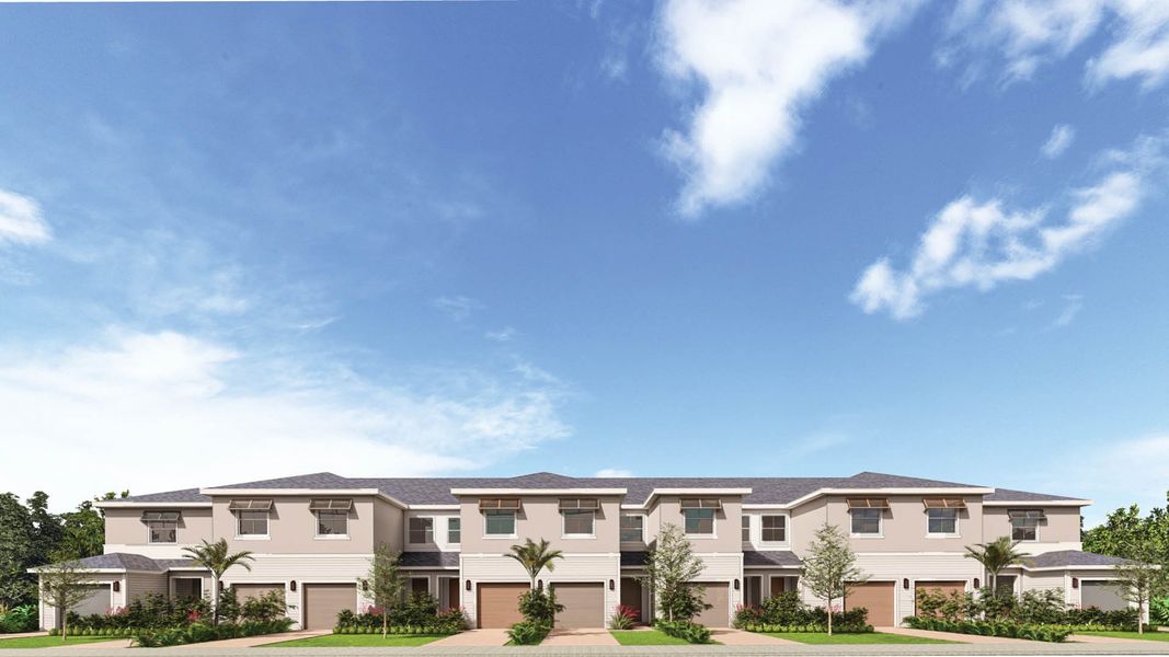 Front exterior of a home in the Edgestone community, located in West Palm Beach, FL (Image 1). Front exterior of a home in the Edgestone community, located in West Palm Beach, FL (Image 1).