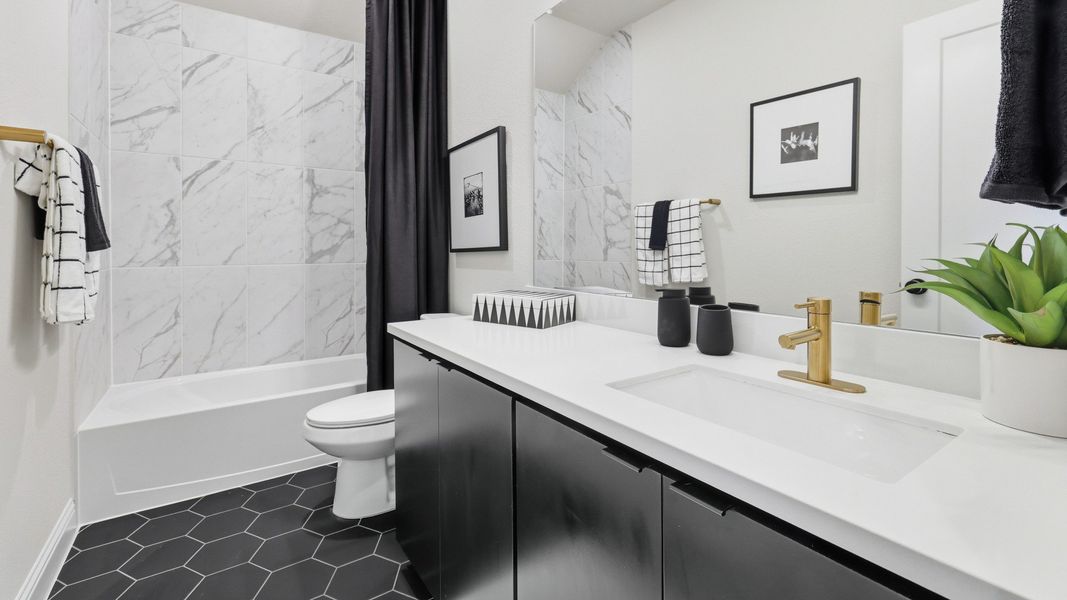 Furnished interior in a model home at Taylor Estates in Corinth (Image 27). Furnished interior in a model home at Taylor Estates in Corinth (Image 27).