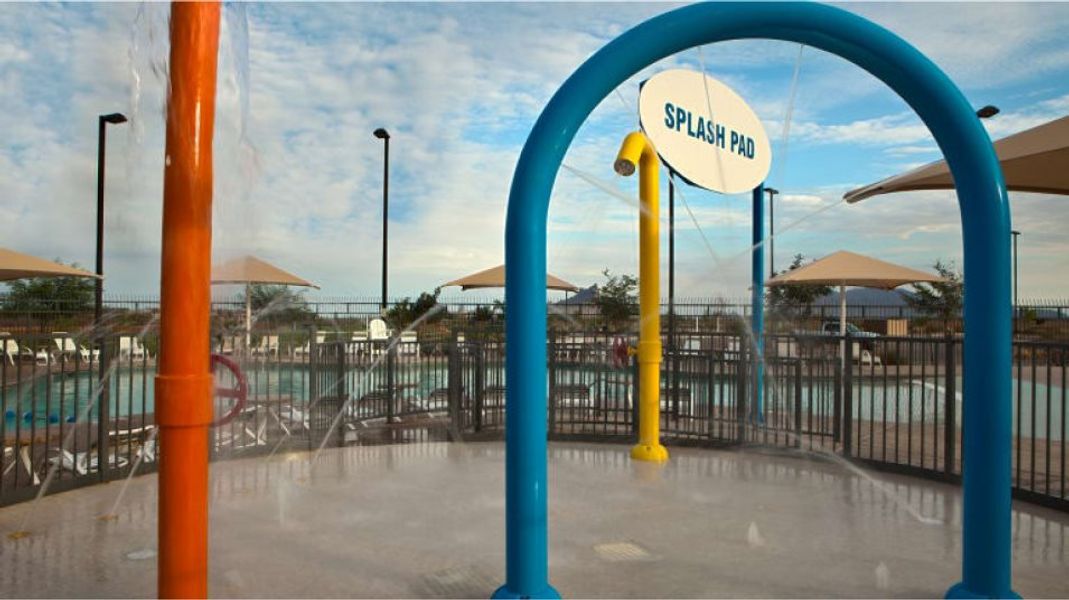 Red Rock Village Splashpad Amenity