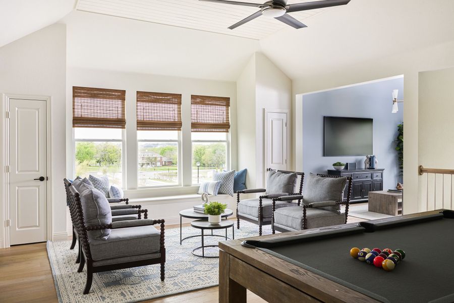 Furnished interior in a model home at The Homestead in Rockwall (Image 9). Furnished interior in a model home at The Homestead in Rockwall (Image 9).