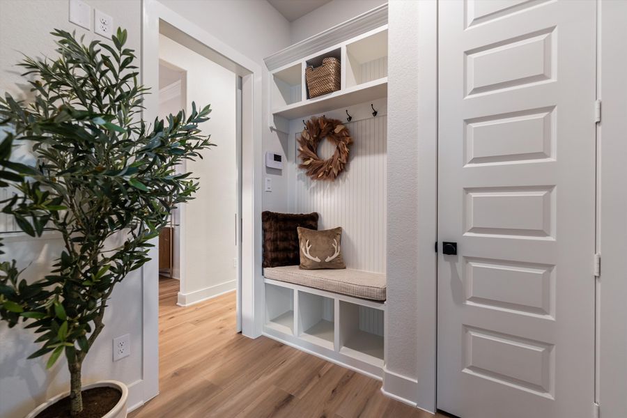 Furnished interior in a model home at Grayson Ridge in Van Alstyne (Image 49).