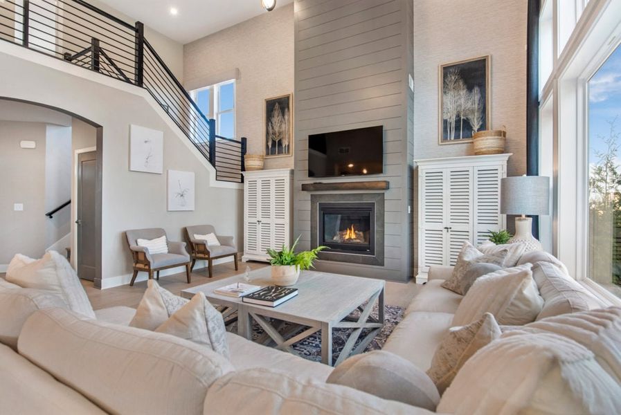 Furnished interior in a model home at The Reserve At Liberty Park in Hoschton (Image 35). Furnished interior in a model home at The Reserve At Liberty Park in Hoschton (Image 35).