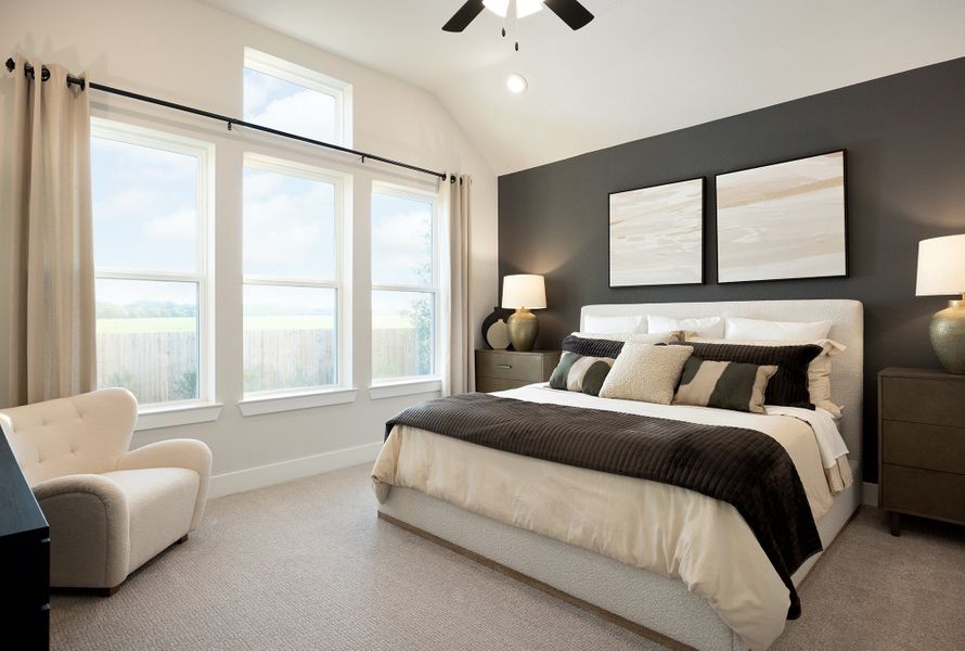 Furnished interior in a model home at Veranda: Premier in San Antonio (Image 10).
