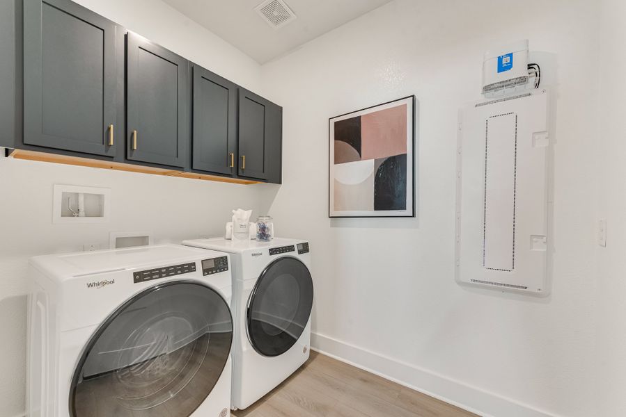 Furnished interior in a model home at Mustang Meadows in Waller (Image 35). Furnished interior in a model home at Mustang Meadows in Waller (Image 35).