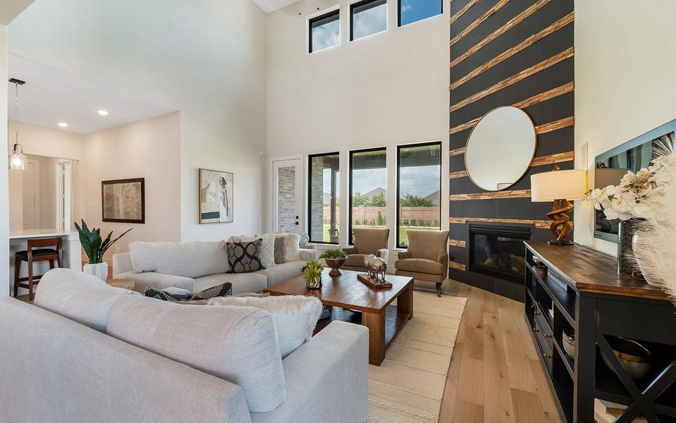 Furnished interior in a model home at Marvida in Cypress (Image 33).