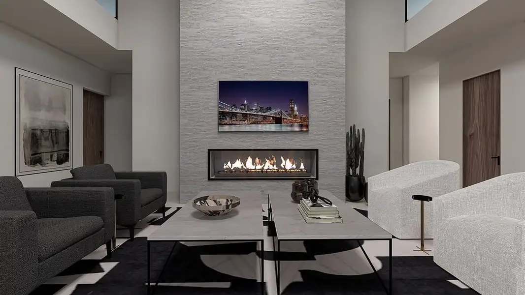 Furnished interior in a model home at Serene in Scottsdale (Image 3).