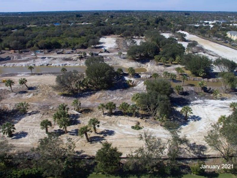 Site preparation and early development at Lucaya Pointe in Vero Beach, FL (Image 57).